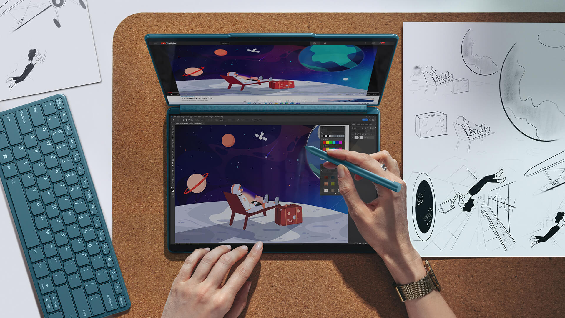 Lenovo Yoga Book 9I 1322 2023 Features 01 Lenovo Yoga Book 9I (13&Quot;) (2023)