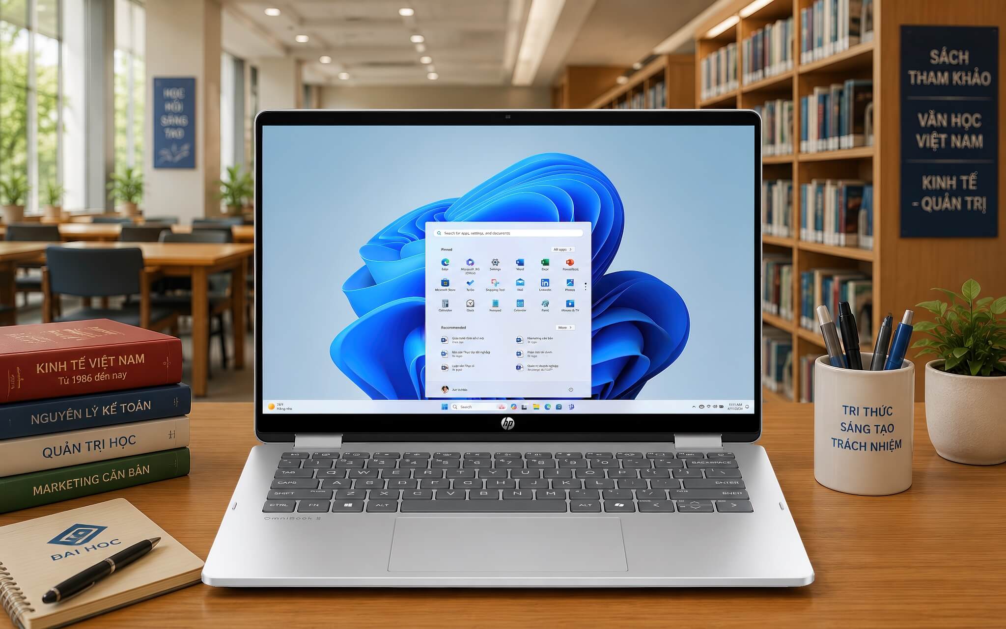 Hp Omnibook 5 Flip 14 Inch 2 In 1 2025 Features 01 Thiết Kế Xoay Gập Sang Trọng Cho Không Gian Chuyên Nghiệp - Hp Omnibook 5 Flip 14 Inch (2 In 1) (2025)