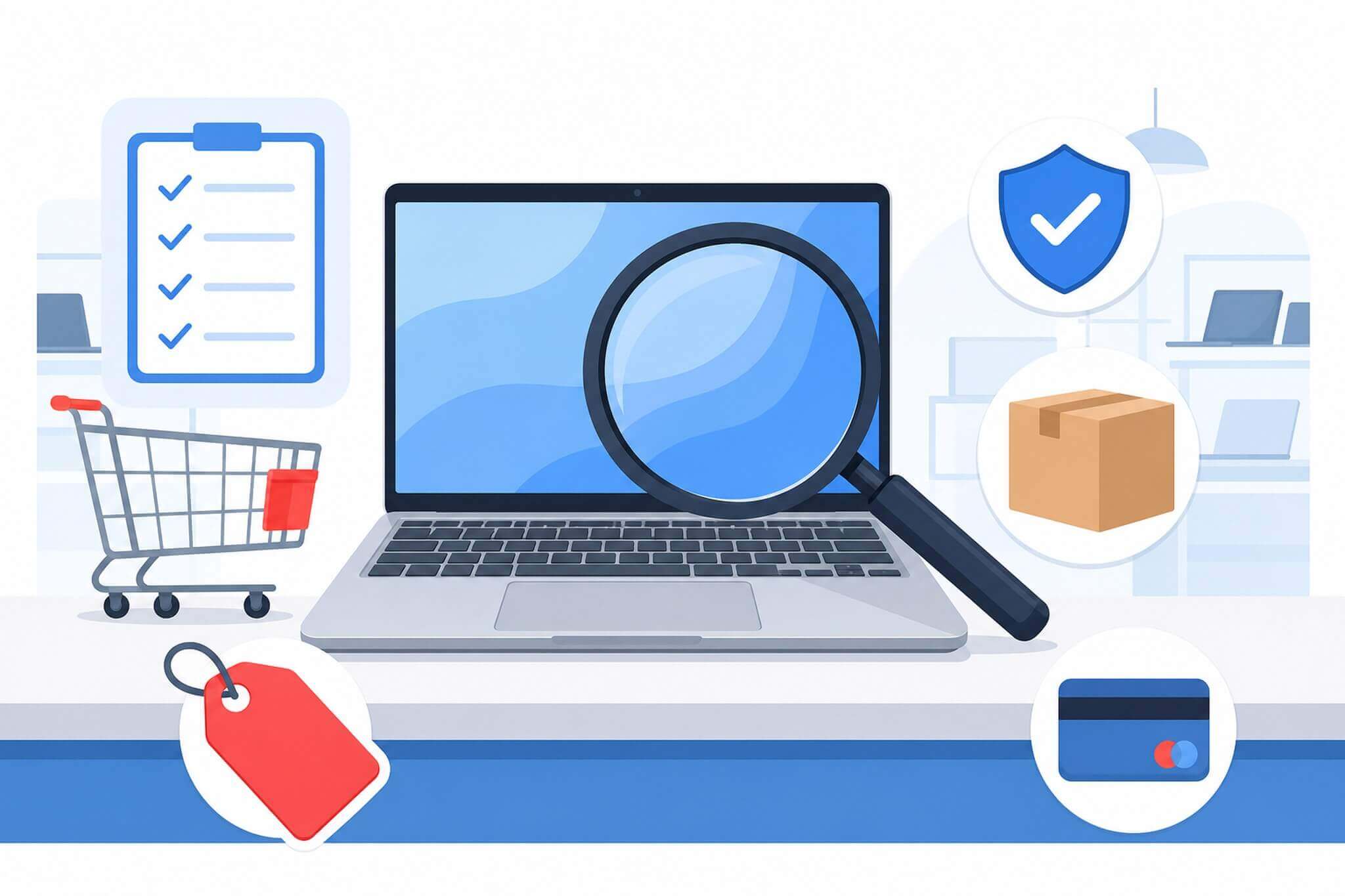 Kiểm Tra Laptop Tại Cửa Hàng Trước Khi Thanh Toán Nhân Viên Kiểm Tra Seal Niêm Phong Và Phụ Kiện Laptop Mới Tại Cửa Hàng
